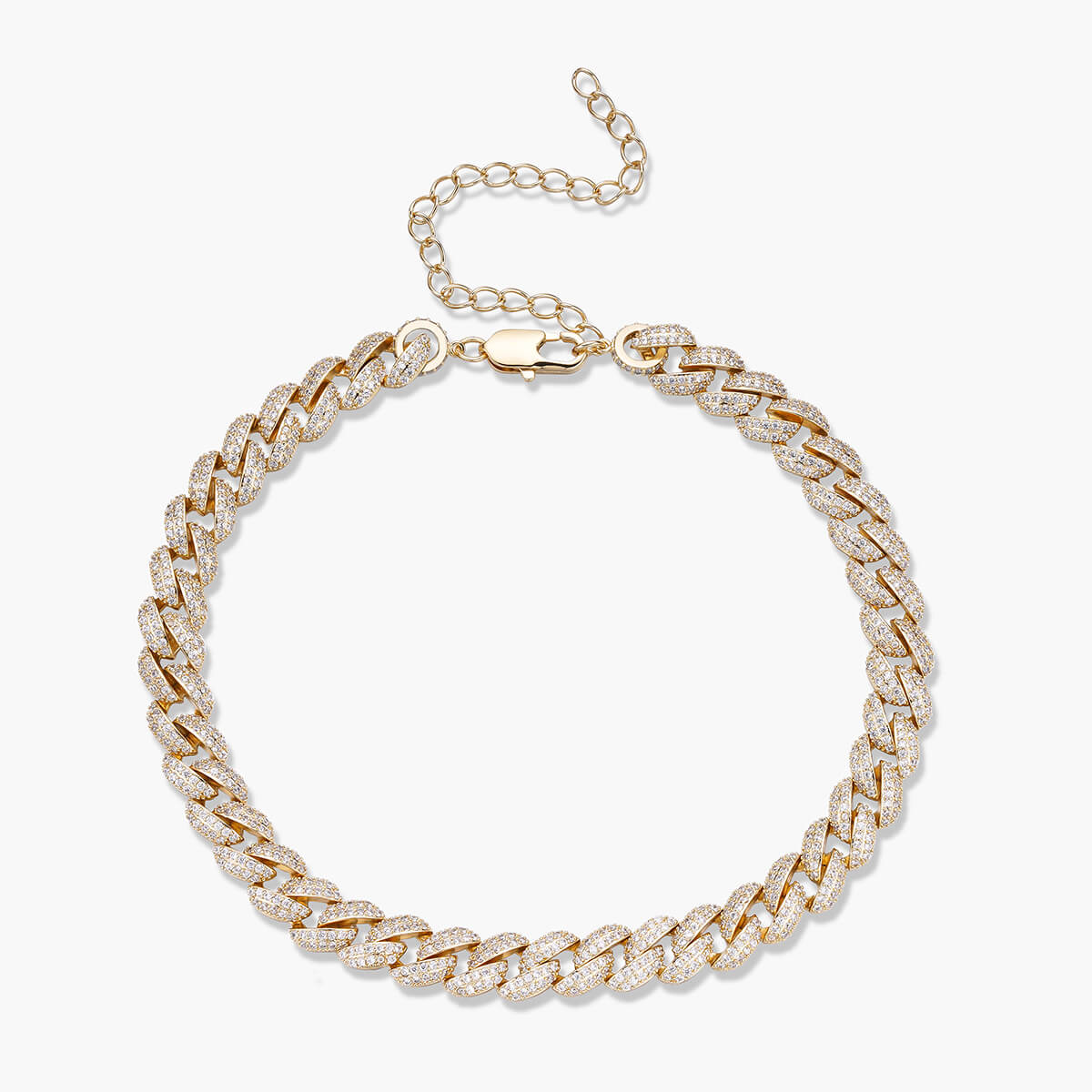 Cuban Chain Link Choker Necklace