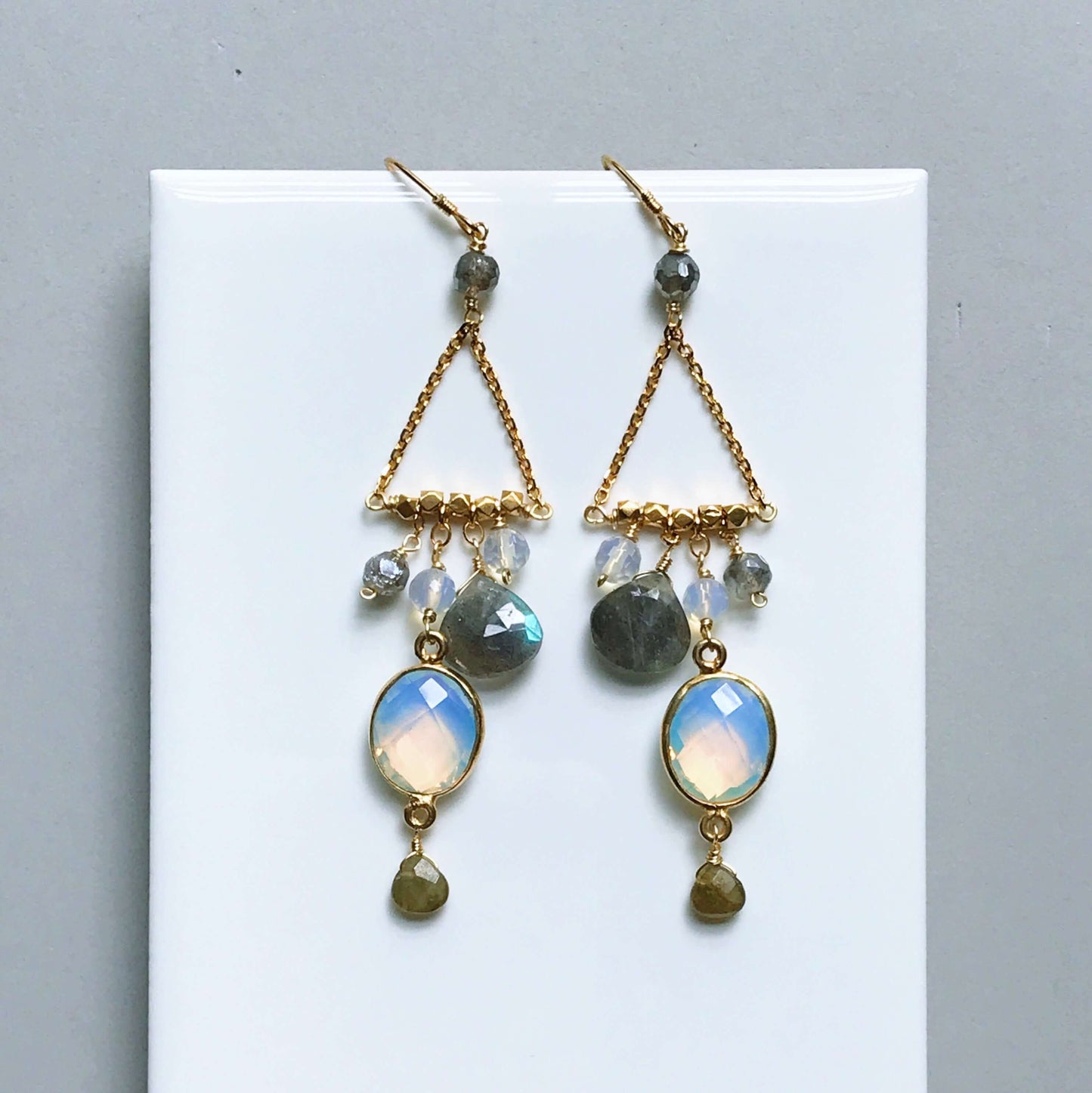 Opal Quartz Chandie Earrings