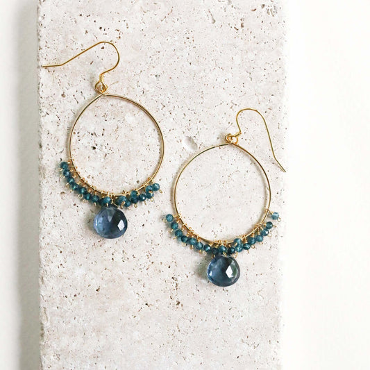 Iolite Swing Earrings