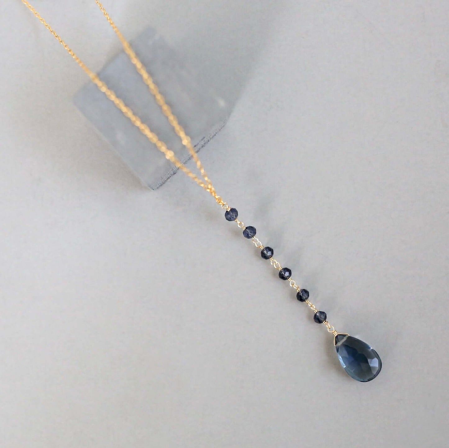 Iolite Yoga Pendant